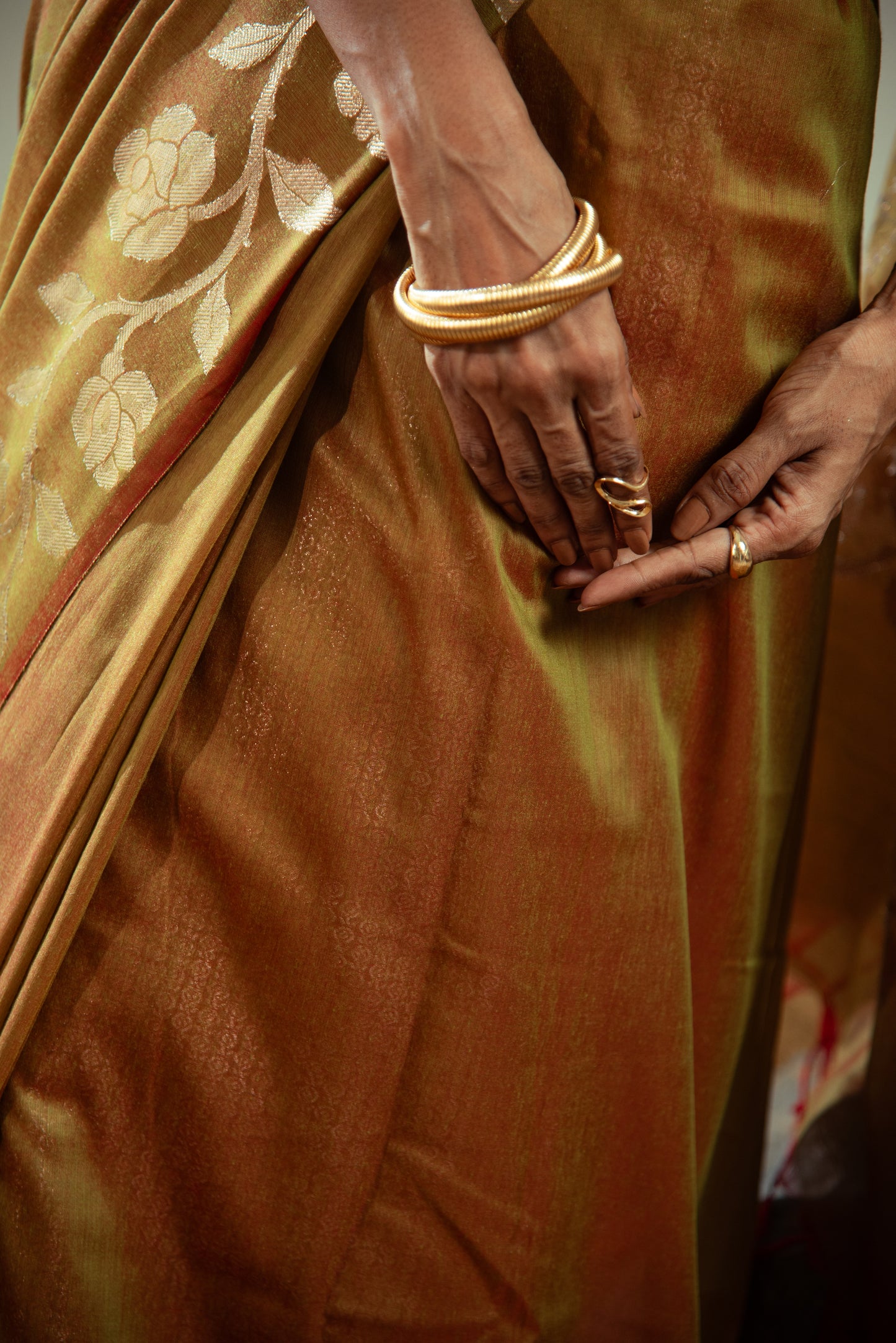 Danyah Banaras Katban Cotton Predraped Saree