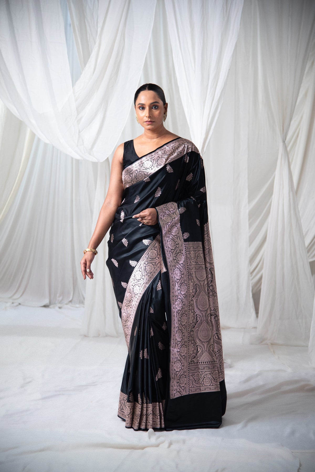 The Complete Wardrobe — 3 Pre-Draped Sarees