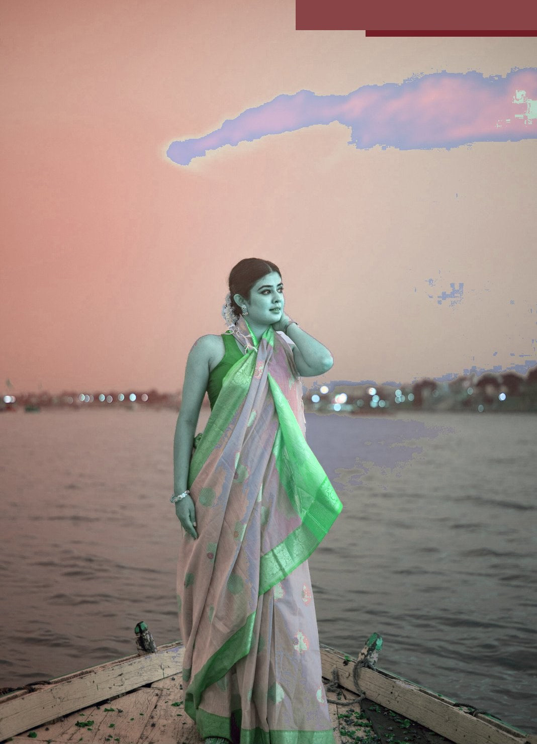 Danyah Banaras — Pichwai Peach