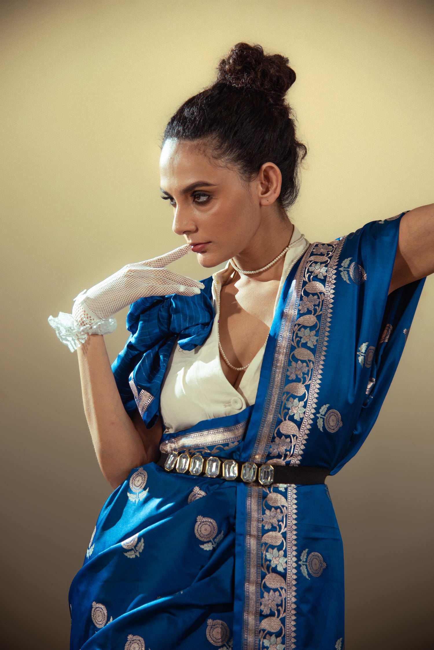 Danyah Banaras Mashru Katan Sonarupa Silk