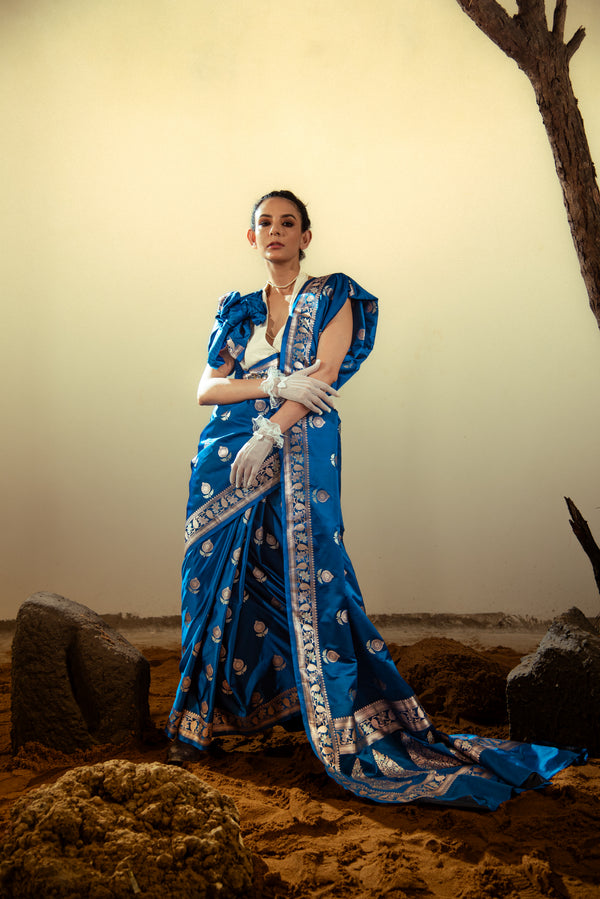 Danyah Banaras Mashru Katan Sonarupa Silk
