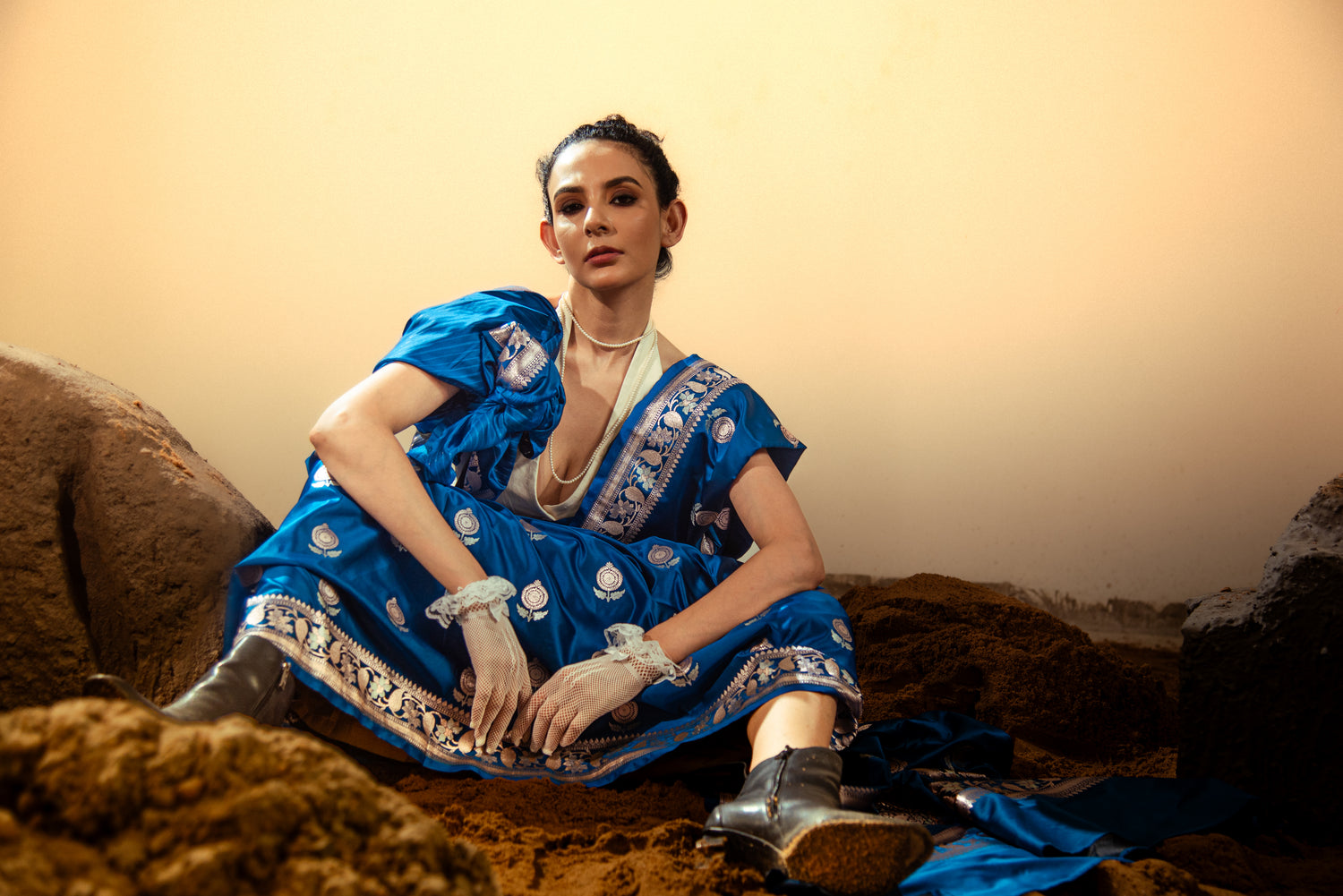 Danyah Banaras Mashru Katan Sonarupa Silk