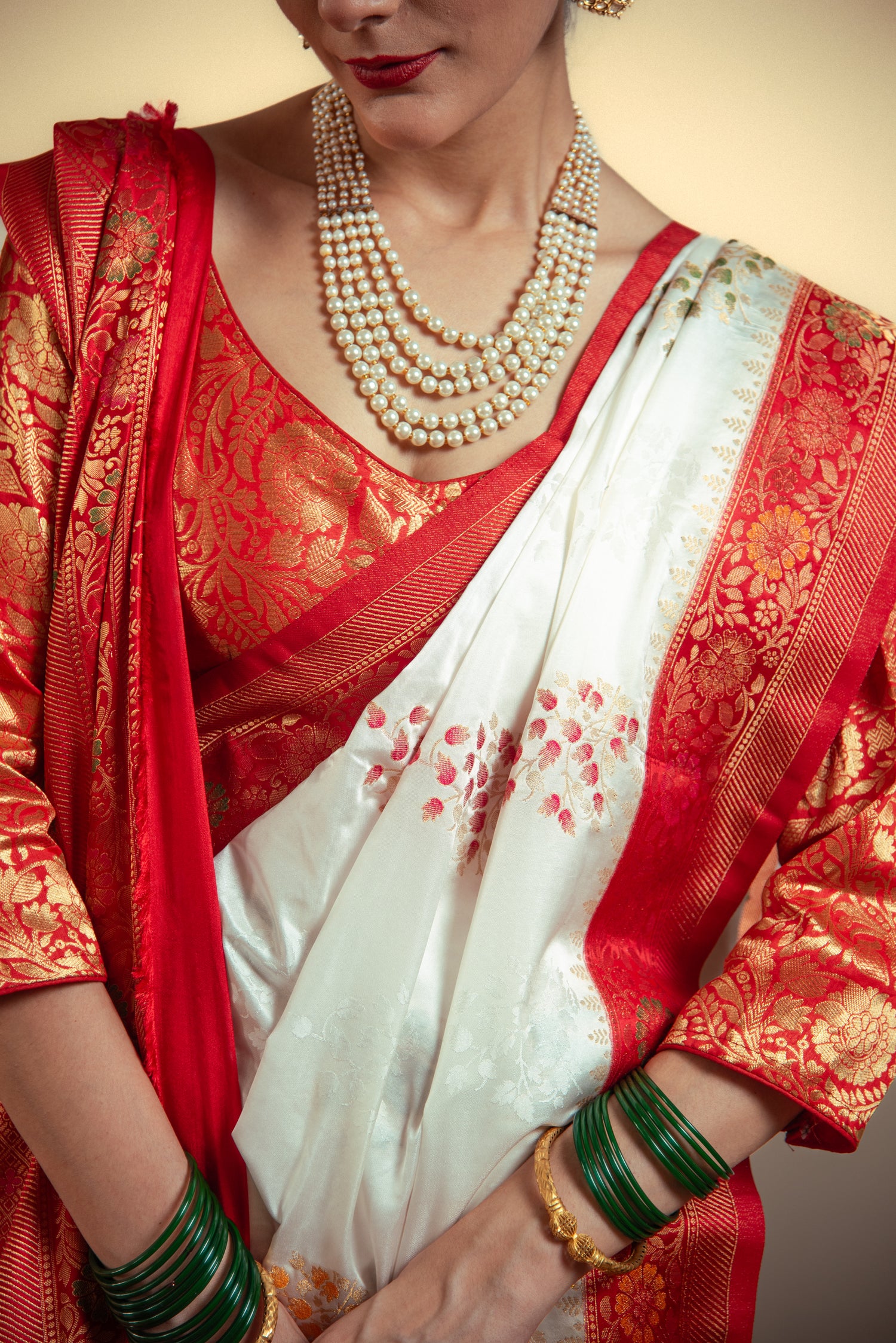 Danyah Banaras Mashru Satin Silk Predraped Saree