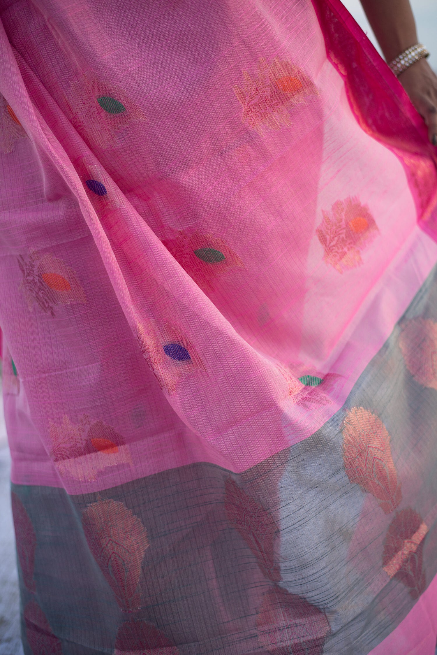 Danyah Banaras Pure Cotton Saree