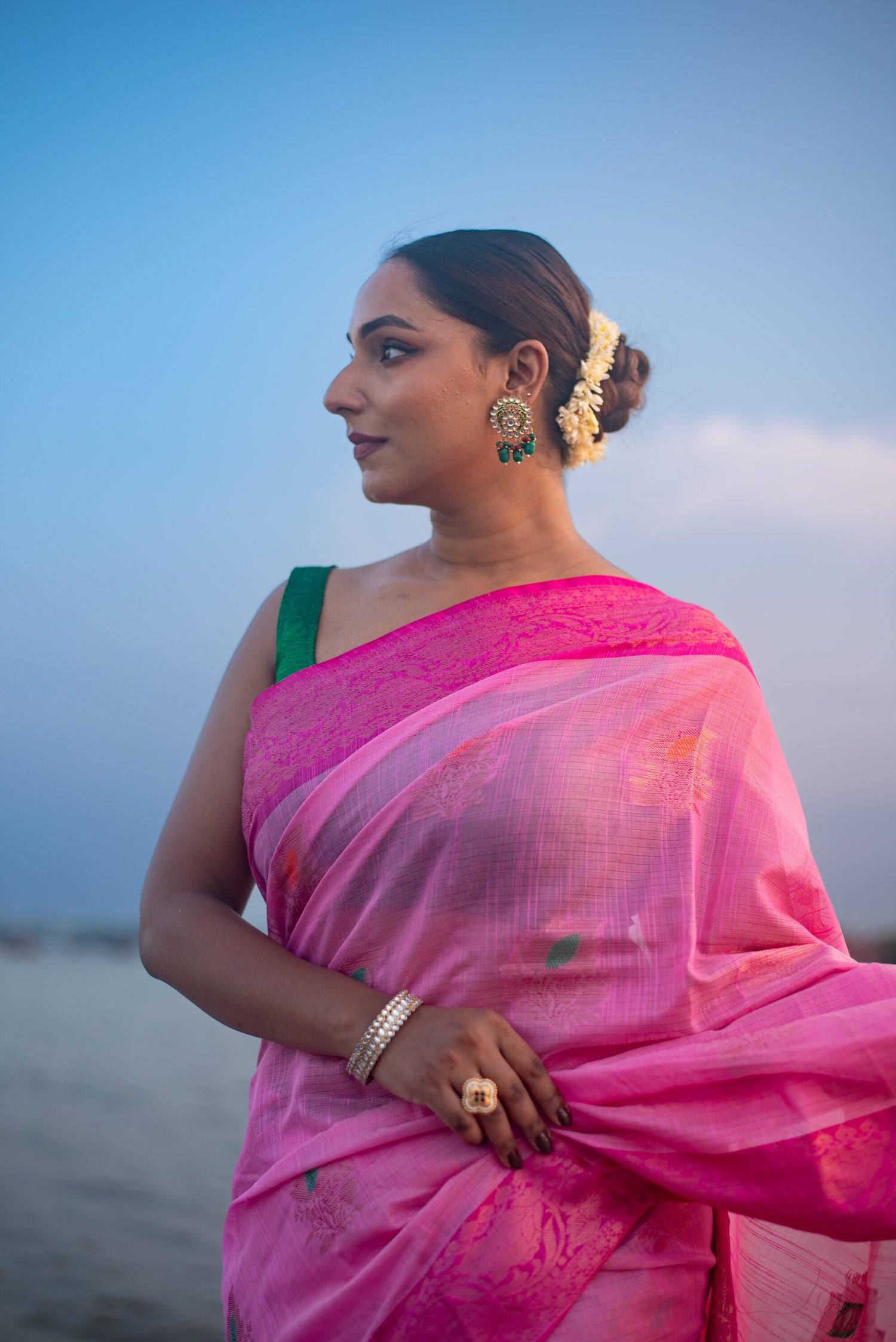 Danyah Banaras Pure Cotton Saree