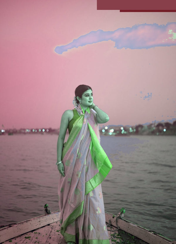 Danyah Banaras — Apsara S Cheek — alternate view (back / drape detail)