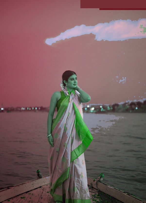Danyah Banaras — Henna S Promise — alternate view (back / drape detail)