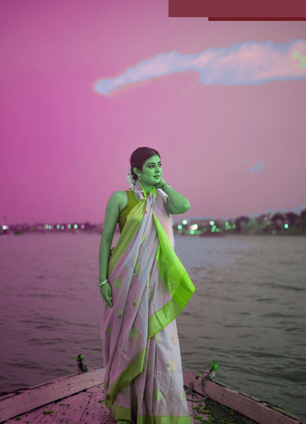 Danyah Banaras — Holi Pink Fuchsia