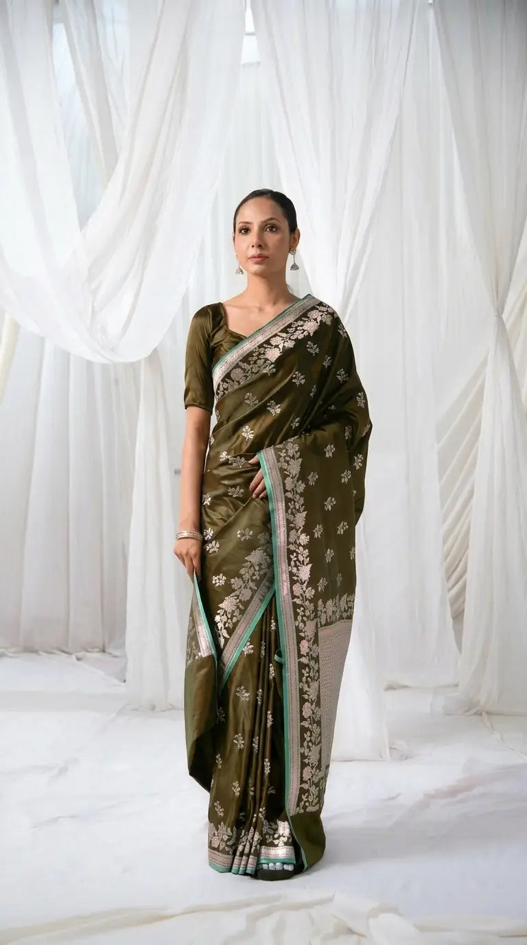 danyah-banaras-mashru-silk-with-zari-tea-leaf-kullu